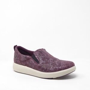 Strive Women Slip On Shoes Purple Florida II Snakeskin Print 10
